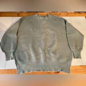 RD Style ribbed tunic sweater. Size medium. Sea foam green.